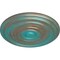 Ekena Millwork Carton Ceiling Medallion (For Canopies up to 2 5/8"), 12 5/8"OD x 1"P, Copper Green Patina CM13CACGS - alternate 4